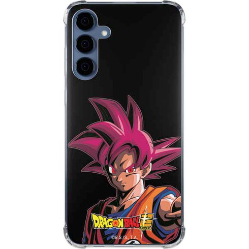 Dragon Ball Super Goku Portrait Super Sayan 4 Galaxy A35 5G Clear Case
